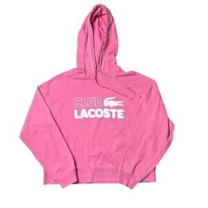 Lacoste Pink Hoodie Sweatshirt